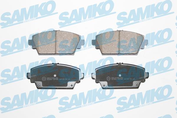 Samko 5SP940 - Brake Pad Set, disc brake parts5.com