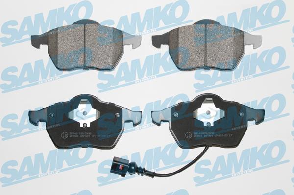 Samko 5SP969 - Тормозные колодки, дисковые, комплект parts5.com