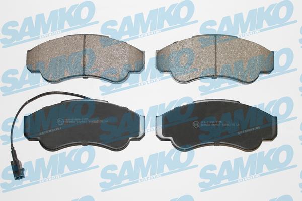 Samko 5SP967 - Sada brzdových platničiek kotúčovej brzdy parts5.com