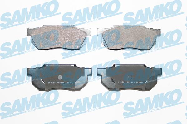 Samko 5SP919 - Brake Pad Set, disc brake parts5.com