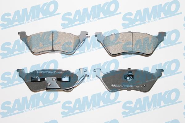 Samko 5SP912 - Set placute frana,frana disc parts5.com