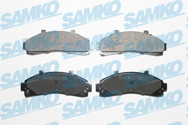 Samko 5SP989 - Set placute frana,frana disc parts5.com