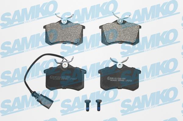 Samko 5SP980 - Fékbetétkészlet, tárcsafék parts5.com