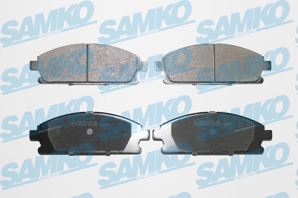 Samko 5SP935 - Kit de plaquettes de frein, frein à disque parts5.com