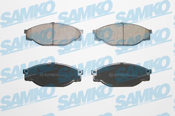 Samko 5SP927 - Kit de plaquettes de frein, frein à disque parts5.com