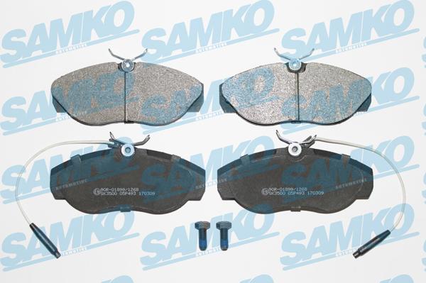 Samko 5SP493 - Тормозные колодки, дисковые, комплект parts5.com