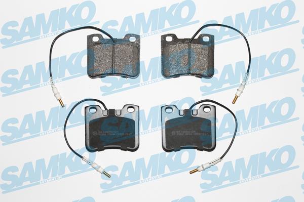 Samko 5SP444 - Brake Pad Set, disc brake parts5.com