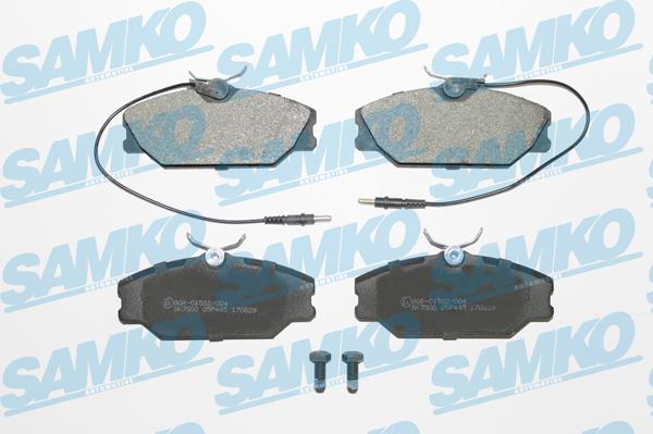 Samko 5SP445 - Тормозные колодки, дисковые, комплект parts5.com