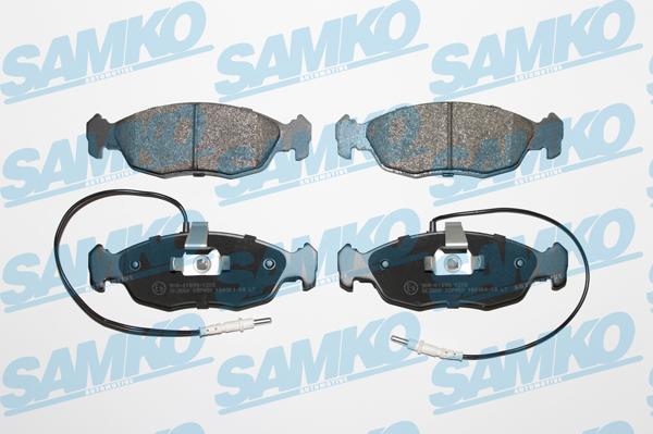 Samko 5SP450 - Fékbetétkészlet, tárcsafék parts5.com