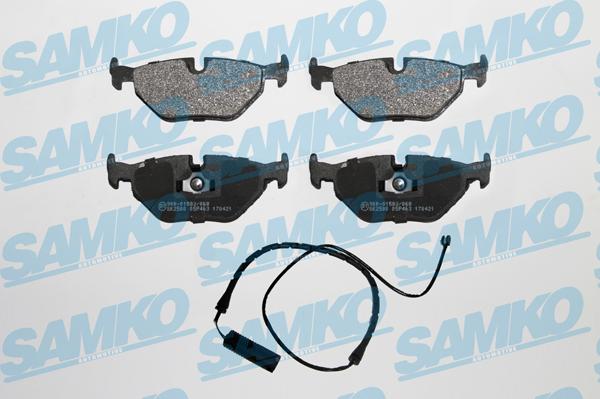 Samko 5SP463A - Set placute frana,frana disc parts5.com