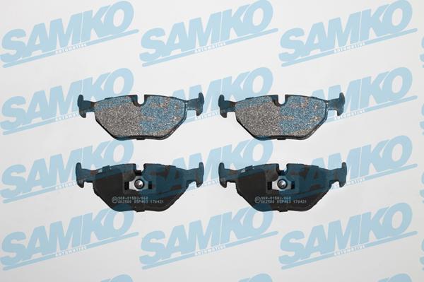 Samko 5SP463 - Zestaw klocków hamulcowych, hamulce tarczowe parts5.com