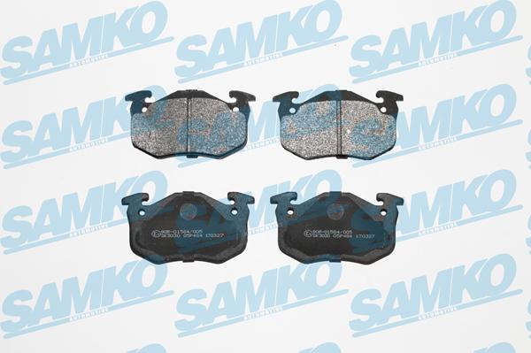 Samko 5SP484 - Set placute frana,frana disc parts5.com