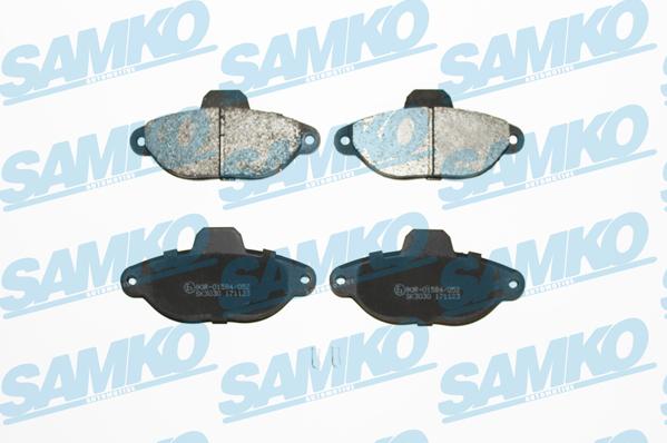 Samko 5SP483 - Sada brzdových destiček, kotoučová brzda parts5.com