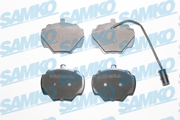 Samko 5SP431 - Set placute frana,frana disc parts5.com