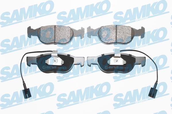 Samko 5SP424 - Sada brzdových destiček, kotoučová brzda parts5.com