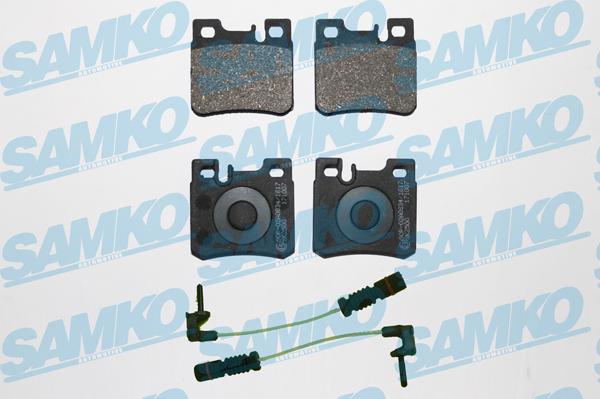 Samko 5SP428A - Brake Pad Set, disc brake parts5.com