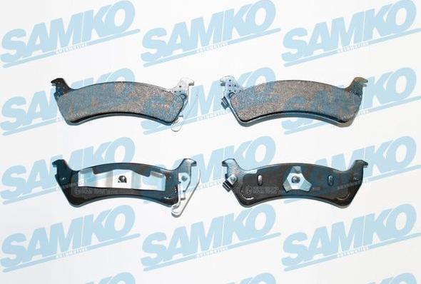 Samko 5SP595 - Brake Pad Set, disc brake parts5.com