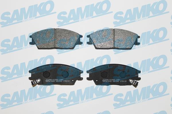 Samko 5SP542 - Fékbetétkészlet, tárcsafék parts5.com