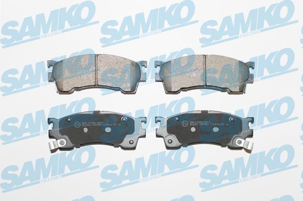 Samko 5SP559 - Fékbetétkészlet, tárcsafék parts5.com