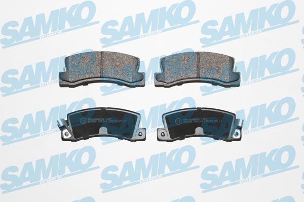 Samko 5SP514 - Zestaw klocków hamulcowych, hamulce tarczowe parts5.com