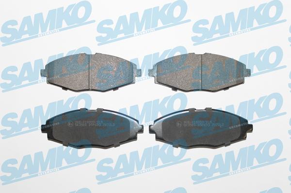 Samko 5SP693 - Brake Pad Set, disc brake parts5.com