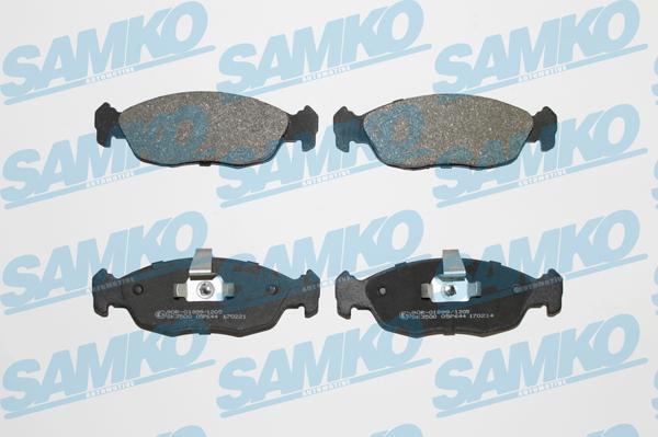 Samko 5SP644 - Fékbetétkészlet, tárcsafék parts5.com