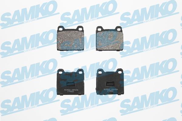 Samko 5SP659 - Brake Pad Set, disc brake parts5.com