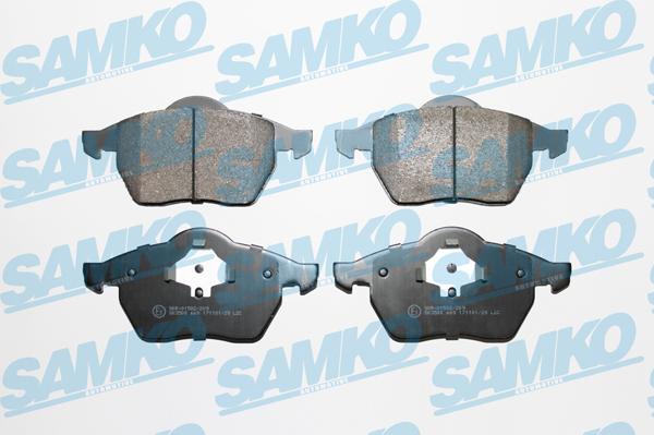 Samko 5SP669 - Σετ τακάκια, δισκόφρενα parts5.com