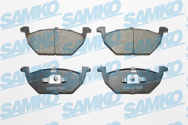 Samko 5SP668 - Brake Pad Set, disc brake parts5.com