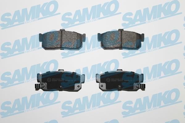 Samko 5SP602 - Brake Pad Set, disc brake parts5.com