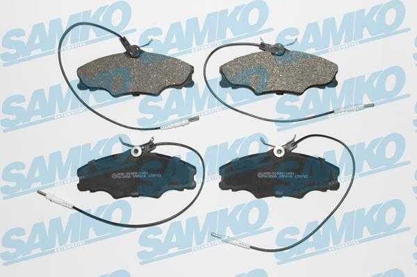 Samko 5SP619 - Brake Pad Set, disc brake parts5.com