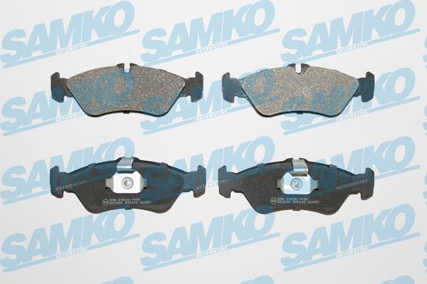 Samko 5SP610 - Set placute frana,frana disc parts5.com