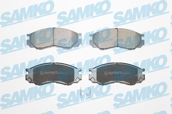 Samko 5SP686 - Zestaw klocków hamulcowych, hamulce tarczowe parts5.com