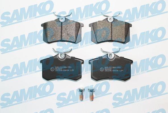 Samko 5SP634 - Sada brzdových destiček, kotoučová brzda parts5.com