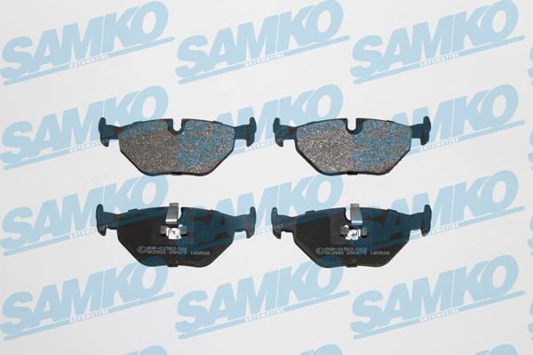 Samko 5SP675 - Fékbetétkészlet, tárcsafék parts5.com