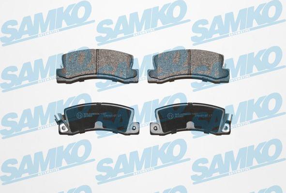 Samko 5SP061 - Zestaw klocków hamulcowych, hamulce tarczowe parts5.com