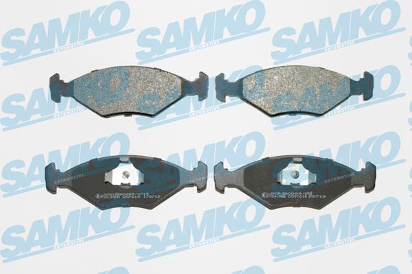 Samko 5SP016 - Set placute frana,frana disc parts5.com