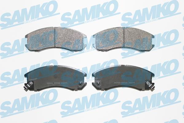 Samko 5SP036 - Set placute frana,frana disc parts5.com