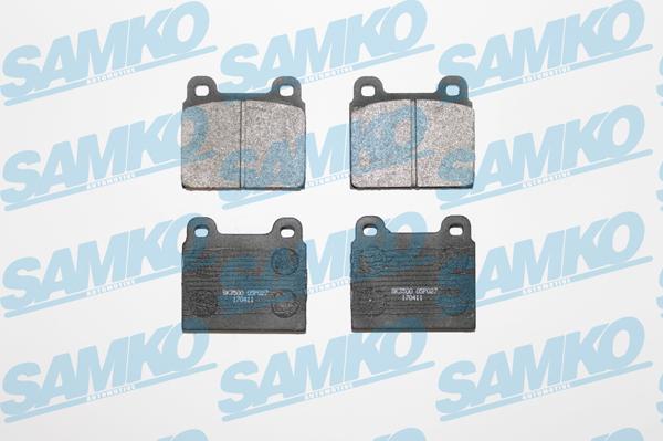 Samko 5SP027 - Σετ τακάκια, δισκόφρενα parts5.com