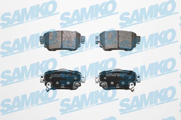 Samko 5SP1992 - Set placute frana,frana disc parts5.com