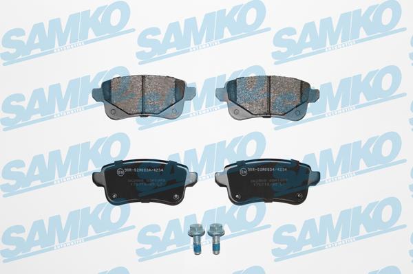 Samko 5SP1979 - Brake Pad Set, disc brake parts5.com