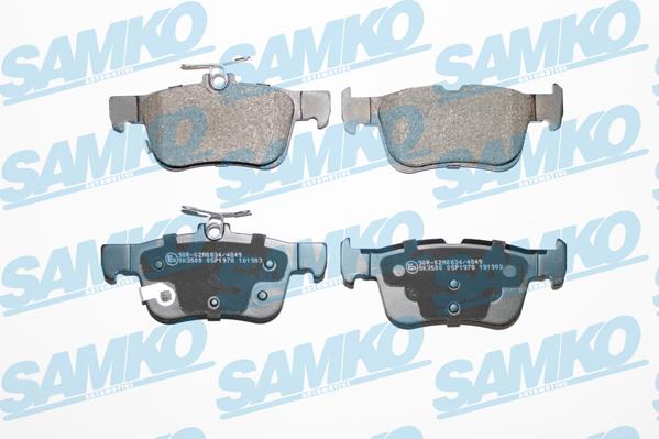 Samko 5SP1978 - Brake Pad Set, disc brake parts5.com