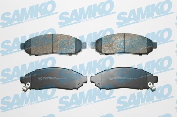 Samko 5SP1495 - Brake Pad Set, disc brake parts5.com