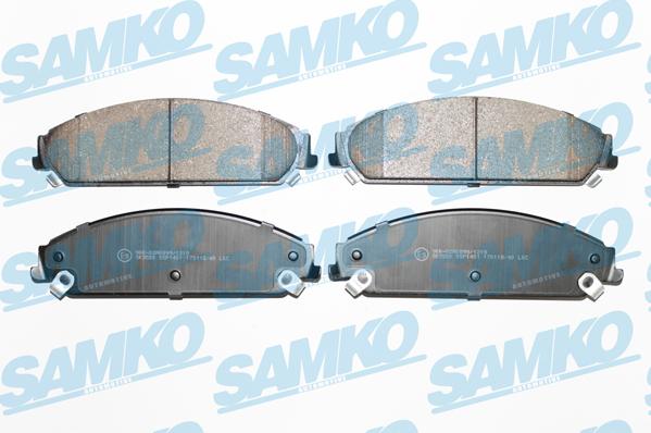 Samko 5SP1401 - Brake Pad Set, disc brake parts5.com