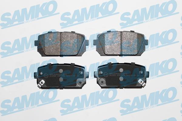 Samko 5SP1416 - Комплект спирачно феродо, дискови спирачки parts5.com