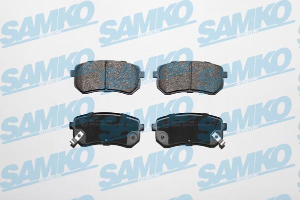 Samko 5SP1411 - Brake Pad Set, disc brake parts5.com