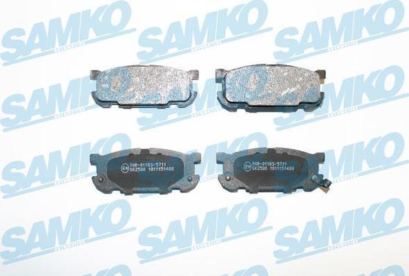 Samko 5SP1488 - Set placute frana,frana disc parts5.com