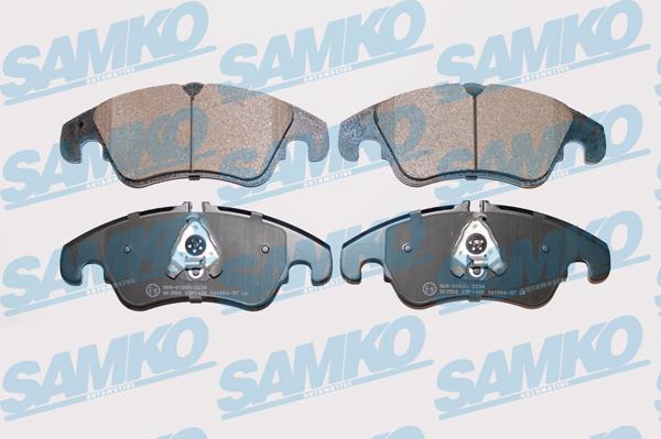 Samko 5SP1420 - Brake Pad Set, disc brake parts5.com