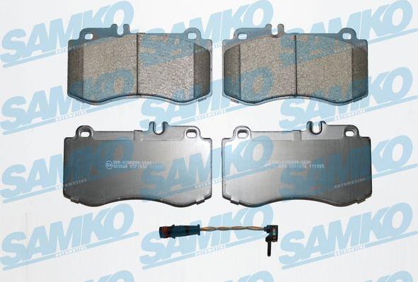 Samko 5SP1592A - Komplet kočnih obloga, disk kočnica parts5.com