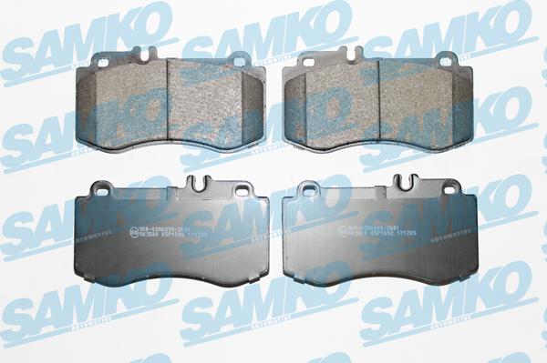 Samko 5SP1592 - Komplet kočnih obloga, disk kočnica parts5.com